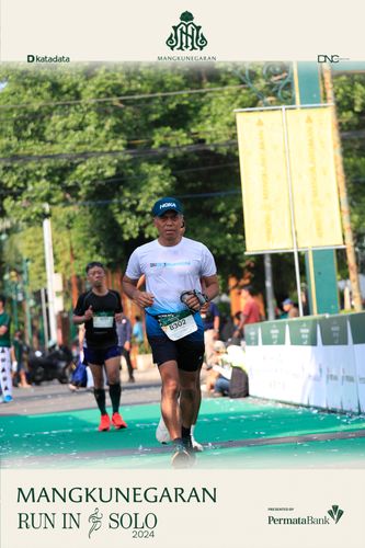 Race photo from Mangkunegaran Run 2024