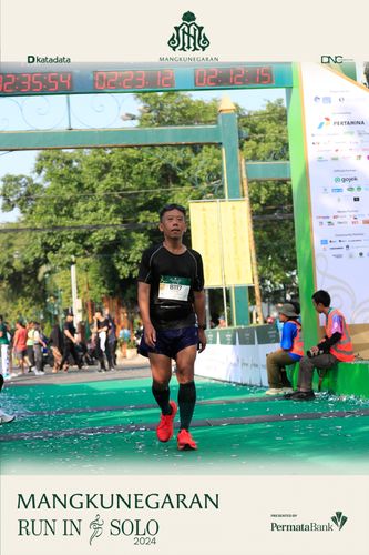 Race photo from Mangkunegaran Run 2024