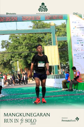 Race photo from Mangkunegaran Run 2024