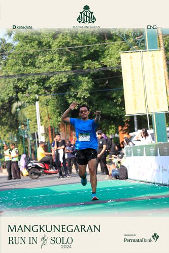 Race photo from Mangkunegaran Run 2024