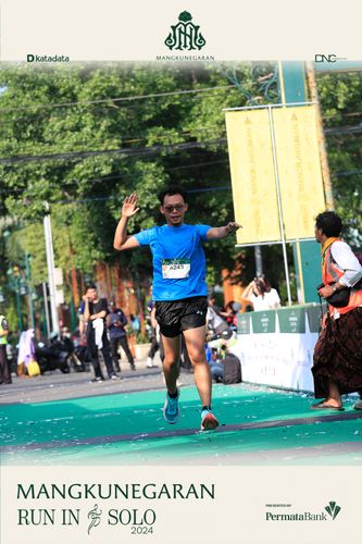 Race photo from Mangkunegaran Run 2024
