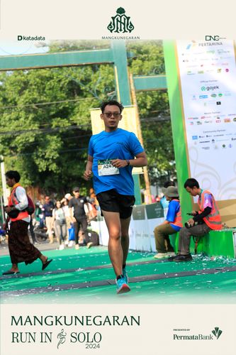 Race photo from Mangkunegaran Run 2024