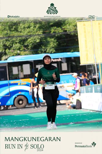 Race photo from Mangkunegaran Run 2024