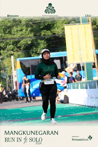 Race photo from Mangkunegaran Run 2024