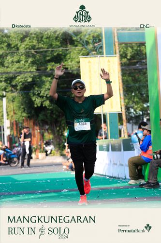 Race photo from Mangkunegaran Run 2024