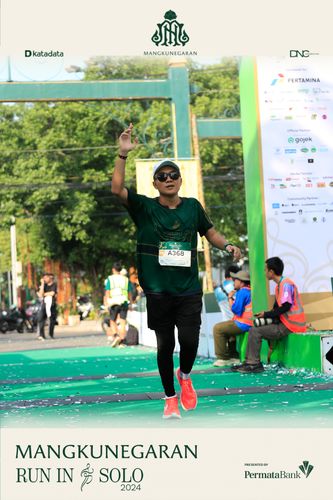 Race photo from Mangkunegaran Run 2024