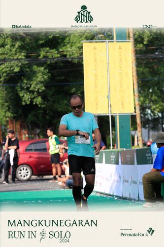 Race photo from Mangkunegaran Run 2024