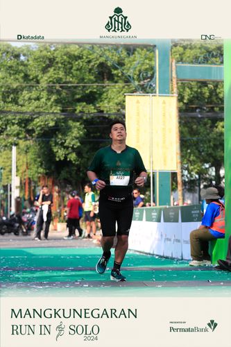Race photo from Mangkunegaran Run 2024