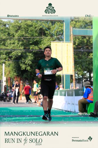Race photo from Mangkunegaran Run 2024