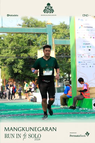 Race photo from Mangkunegaran Run 2024