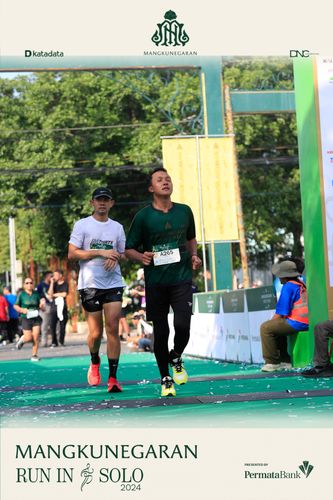 Race photo from Mangkunegaran Run 2024