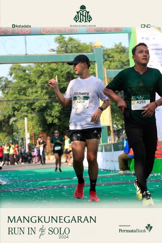 Race photo from Mangkunegaran Run 2024