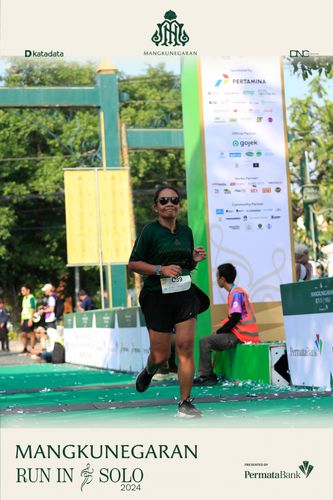 Race photo from Mangkunegaran Run 2024