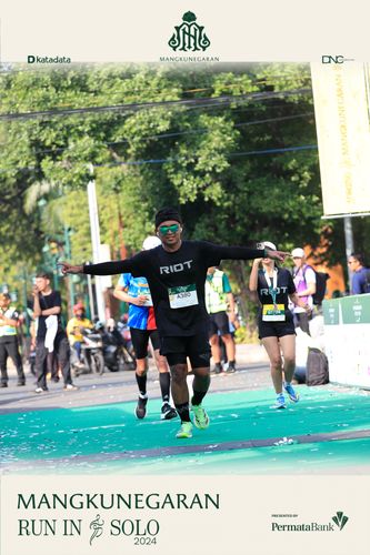 Race photo from Mangkunegaran Run 2024