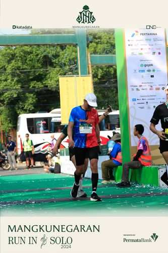 Race photo from Mangkunegaran Run 2024
