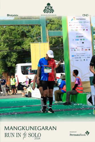 Race photo from Mangkunegaran Run 2024