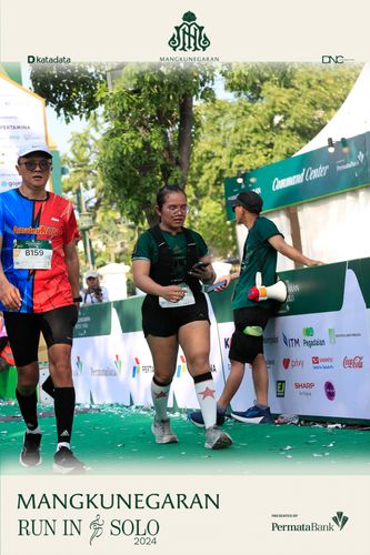 Race photo from Mangkunegaran Run 2024