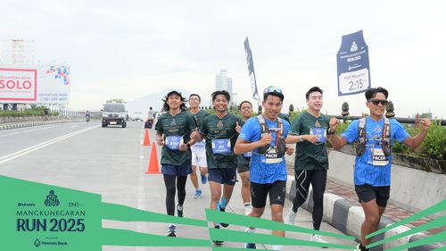 Race photo from Mangkunegaran Run 2025