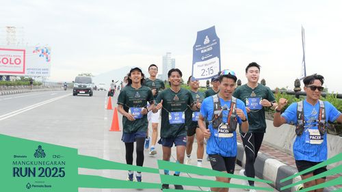 Race photo from Mangkunegaran Run 2025