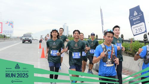 Race photo from Mangkunegaran Run 2025