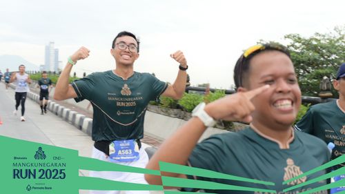 Race photo from Mangkunegaran Run 2025