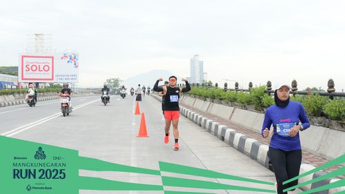 Race photo from Mangkunegaran Run 2025