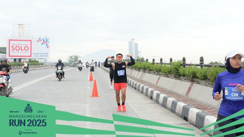Race photo from Mangkunegaran Run 2025