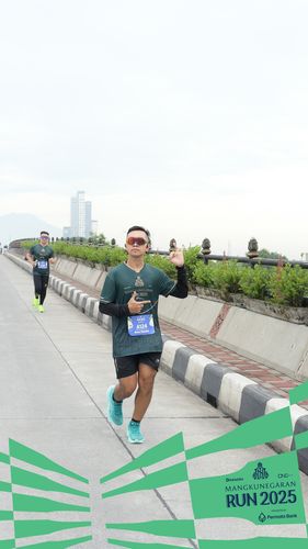 Race photo from Mangkunegaran Run 2025