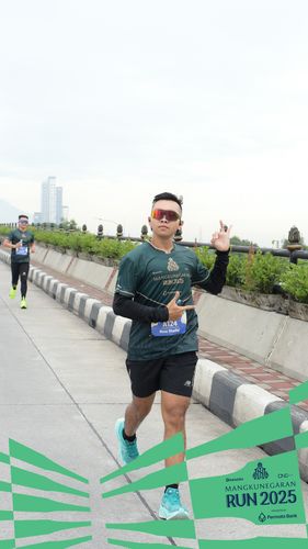 Race photo from Mangkunegaran Run 2025