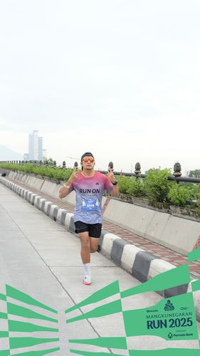 Race photo from Mangkunegaran Run 2025