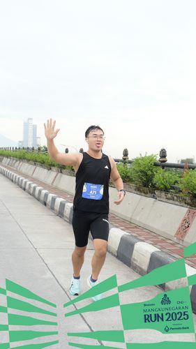 Race photo from Mangkunegaran Run 2025
