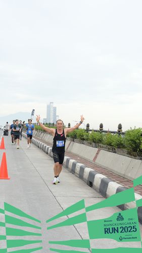 Race photo from Mangkunegaran Run 2025