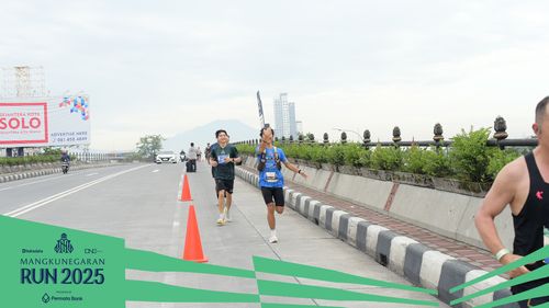 Race photo from Mangkunegaran Run 2025