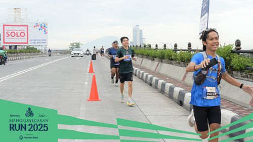 Race photo from Mangkunegaran Run 2025