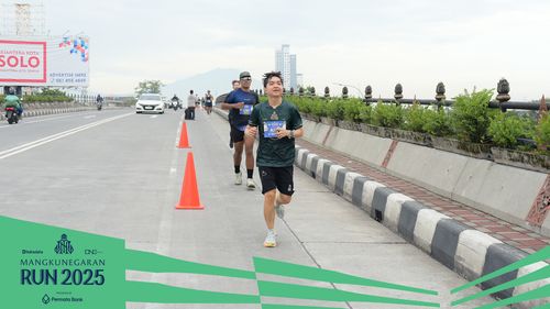 Race photo from Mangkunegaran Run 2025