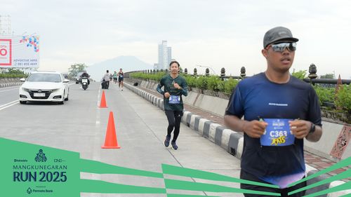 Race photo from Mangkunegaran Run 2025