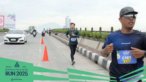 Race photo from Mangkunegaran Run 2025