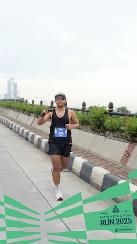Race photo from Mangkunegaran Run 2025