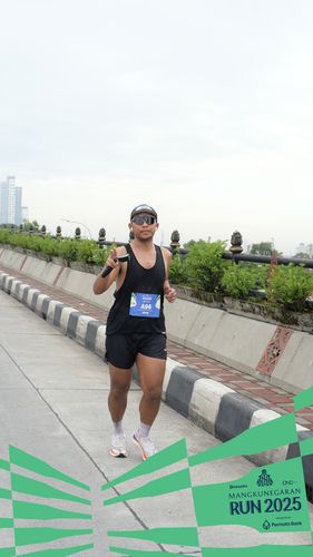 Race photo from Mangkunegaran Run 2025