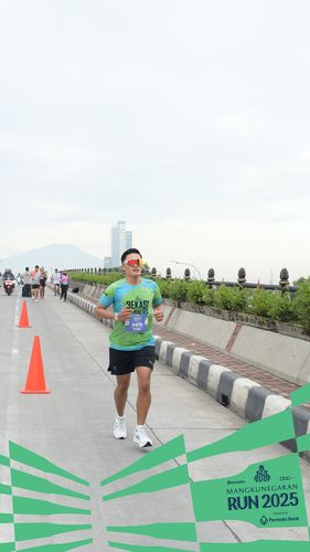 Race photo from Mangkunegaran Run 2025