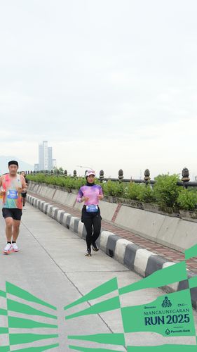 Race photo from Mangkunegaran Run 2025