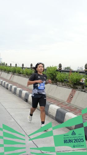 Race photo from Mangkunegaran Run 2025