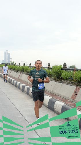 Race photo from Mangkunegaran Run 2025