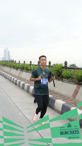 Race photo from Mangkunegaran Run 2025