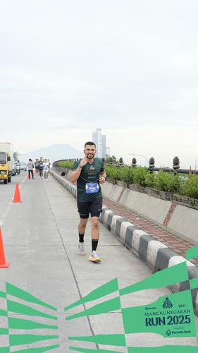 Race photo from Mangkunegaran Run 2025