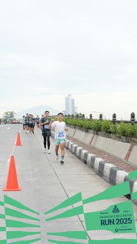 Race photo from Mangkunegaran Run 2025
