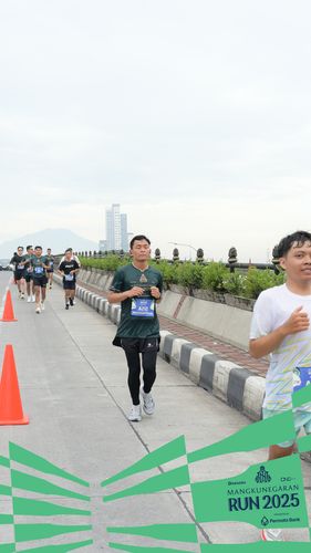 Race photo from Mangkunegaran Run 2025