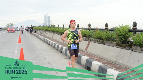 Race photo from Mangkunegaran Run 2025