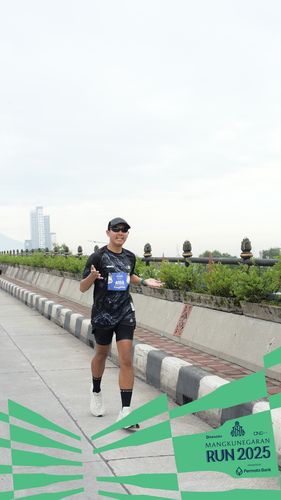 Race photo from Mangkunegaran Run 2025