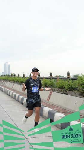 Race photo from Mangkunegaran Run 2025